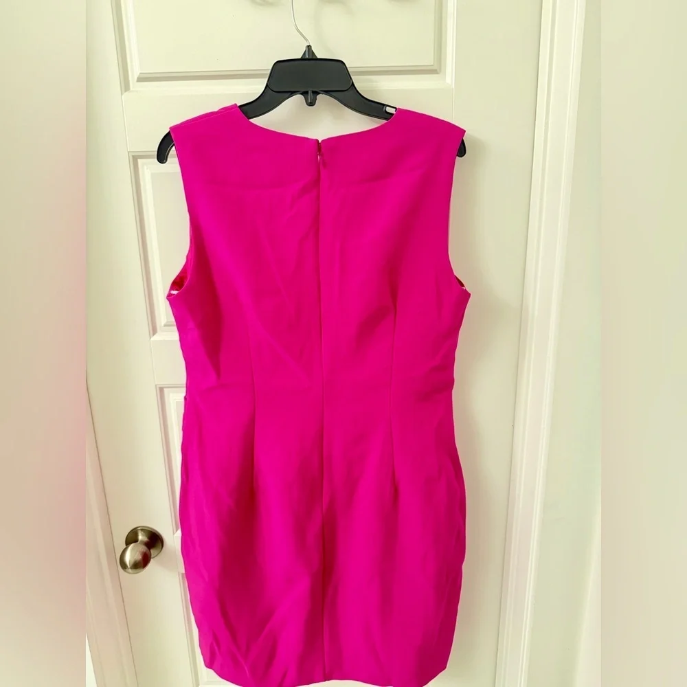 Halston Colette Crossover Mini Dress